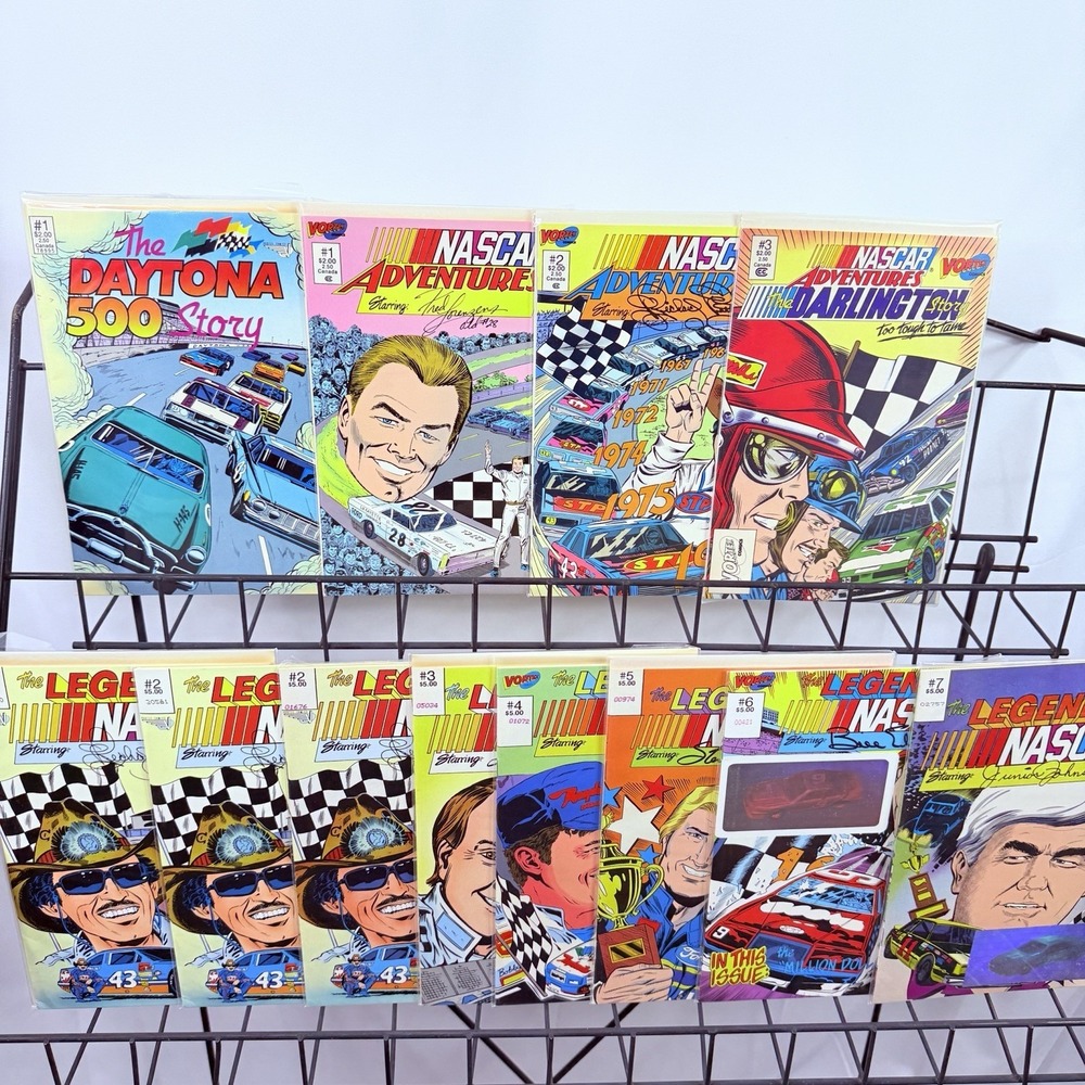 Legends of NASCAR 2-7 Adventures 1-3 & #1 Daytona 500 Story Lot Error Holograms